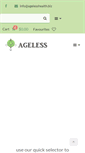 Mobile Screenshot of agelesshealth.biz